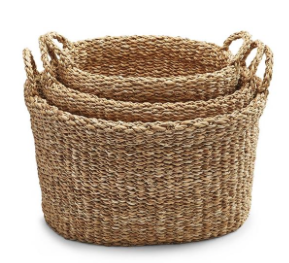 Oval Seagrass Basket Set