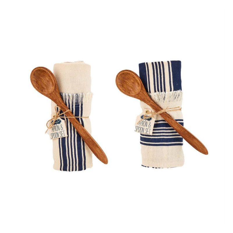 Apron and Spoon Set - 2 colors available