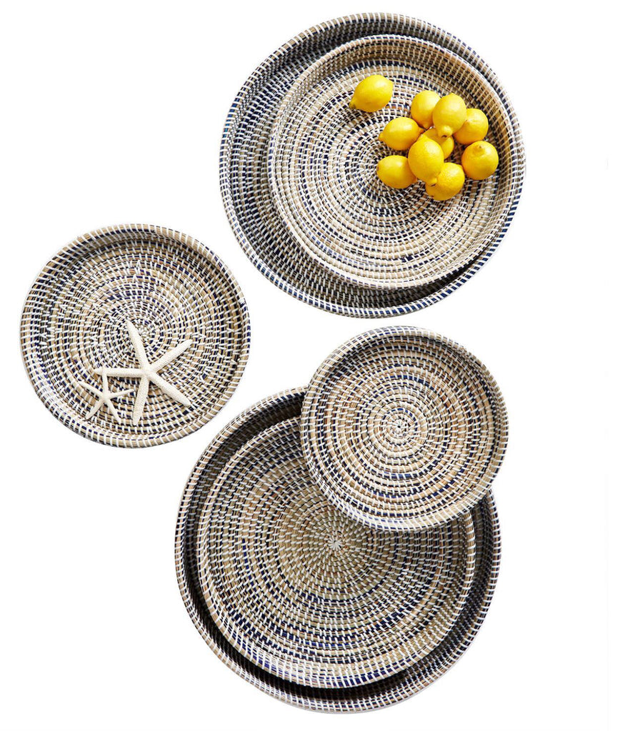 Nested Woven Tray Set