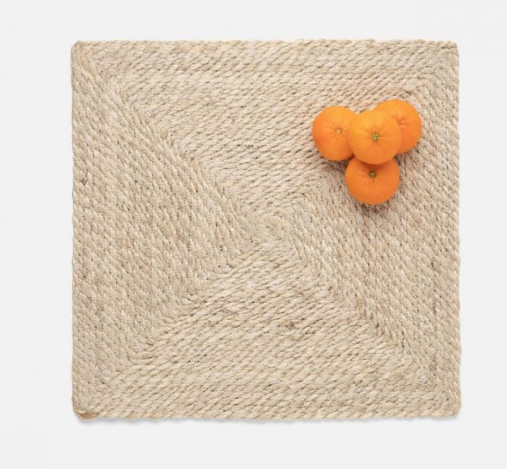 Whitley Natural Jute Square Placemat